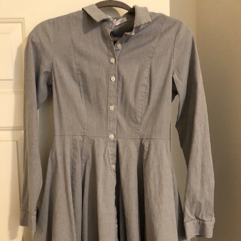 BCBG Fit and Flare Shirt Dress